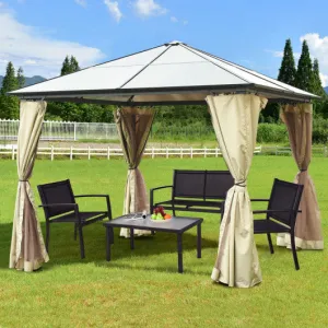 10' x 10' Gazebo Canopy Shelter Patio Party Tent