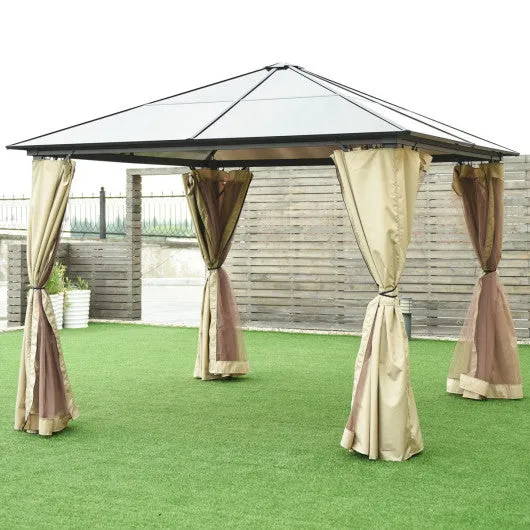 10' x 10' Gazebo Canopy Shelter Patio Party Tent