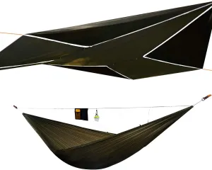 11ft Utralight Camping Hammock with 12ft Rainfly Kits Bundle