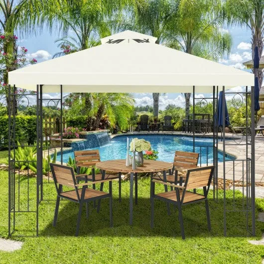 2 Tiers 10' x 10' Patio Gazebo Canopy Tent