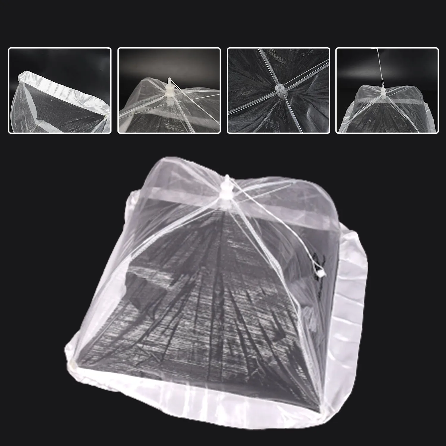 7179A  UMBRELLA FOOD COVERS MESH NET KITCHEN UMBRELLA PRACTICAL HOME USING FOOD COVER