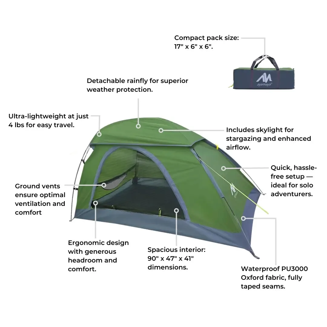 Aether 1P Ultralight Backpacking Tent