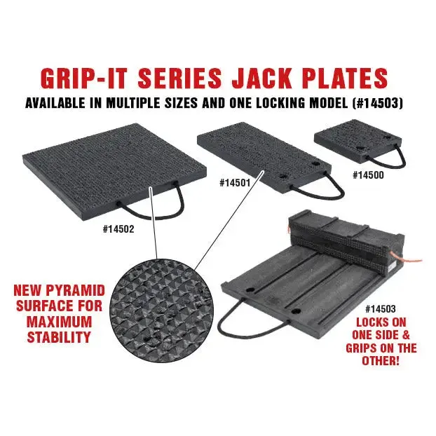 AME 14500 Grip-It Series Jack Plate (12" x 12")