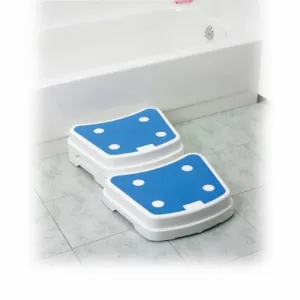 Bath Step Stool drive Non-Slip Bath Step 1 Step Plastic 4 Inch Count of 1 By Drive Medical