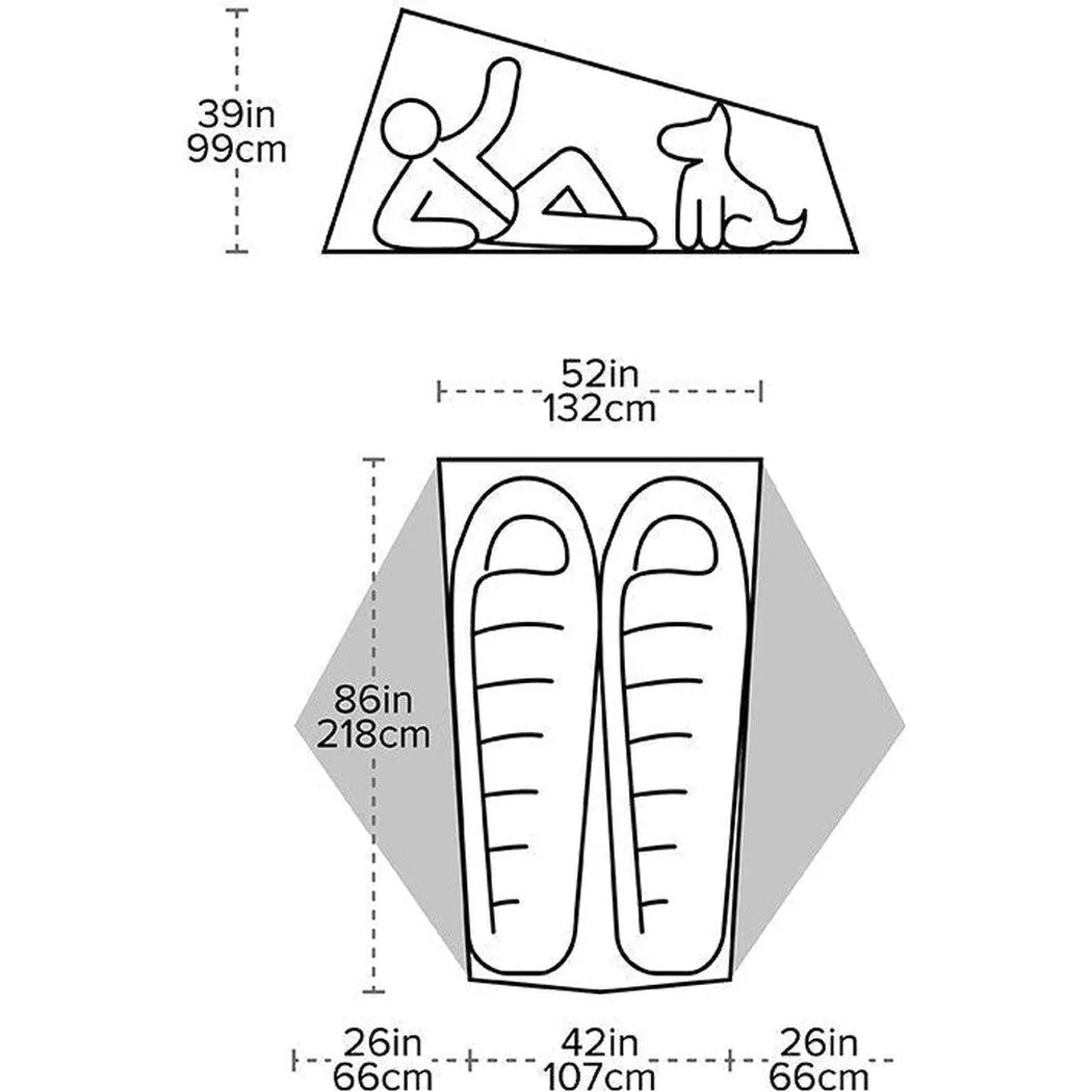 Big Agnes Tiger Wall UL2 Solution Dye