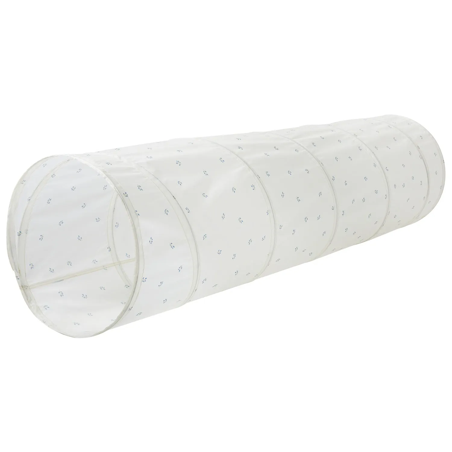 blueberry ivory recycled fabric play tunnel