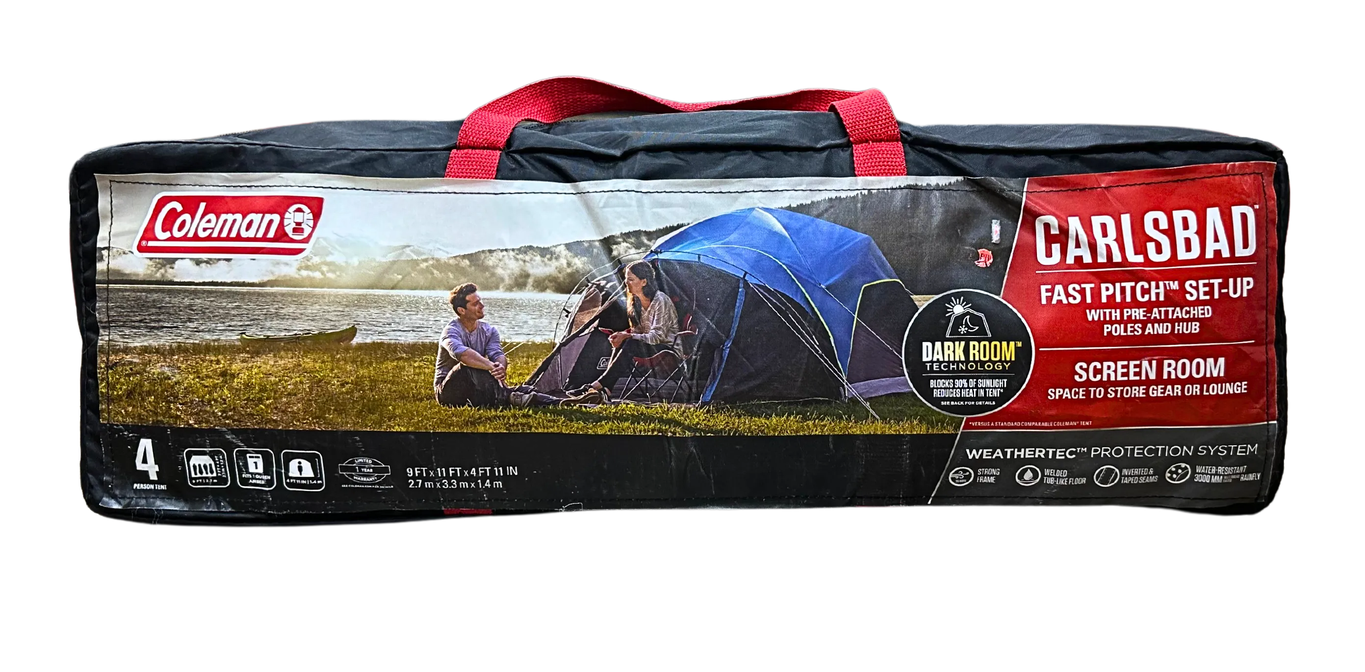 Coleman Carlsbad 4-Person Dark Room Dome Tent