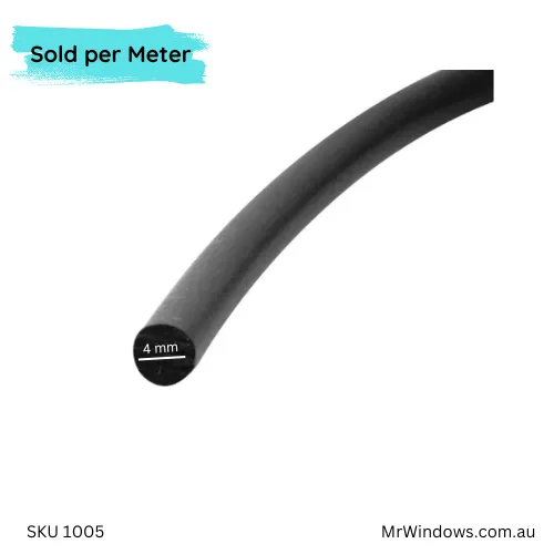 Flyscreen SPLINE foam - spline seal for repairing/replacement mesh - sold per meter