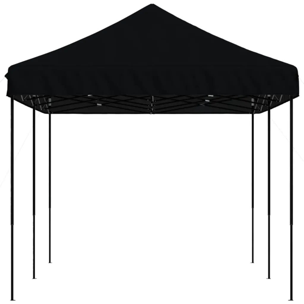 Foldable Party Tent Pop-Up Black 580x292x315 cm