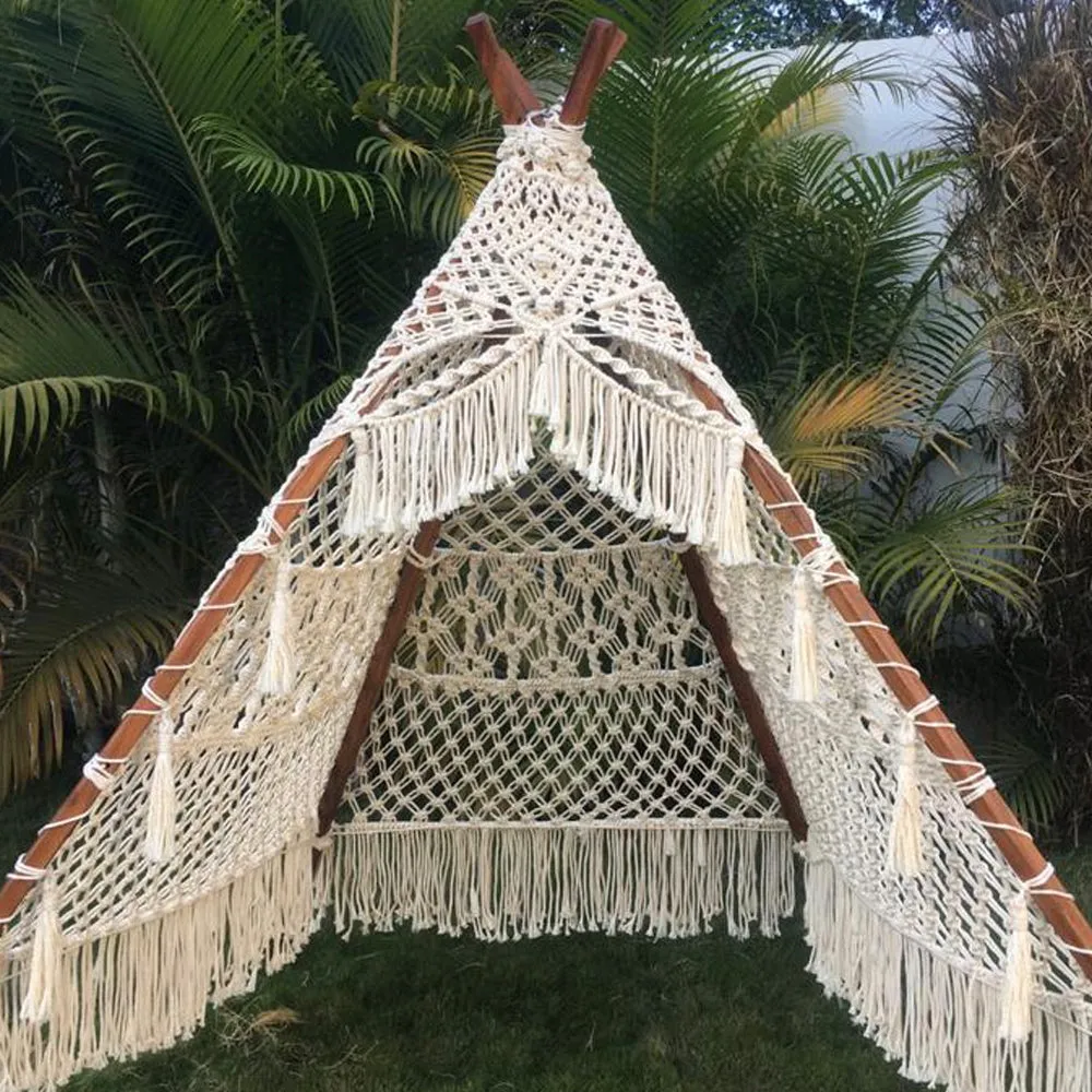 Handcrafted Macramé Teepee