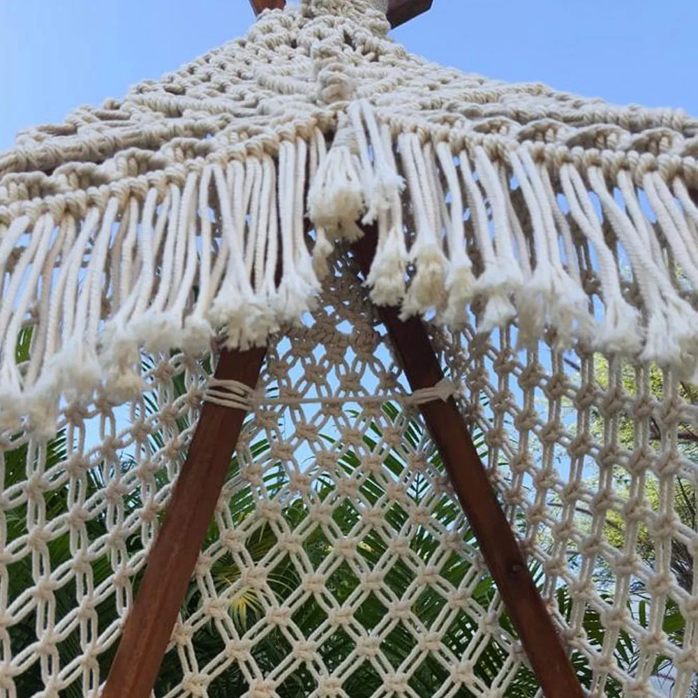 Handcrafted Macramé Teepee