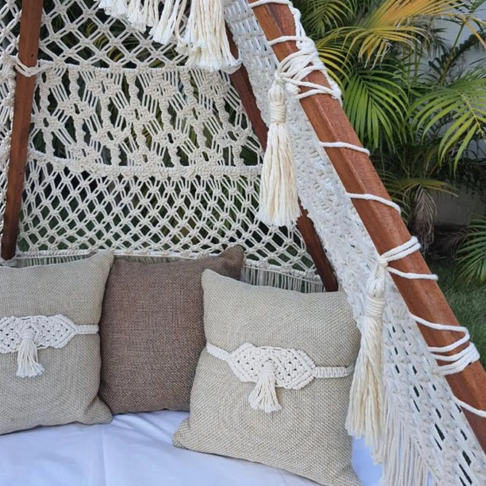 Handcrafted Macramé Teepee