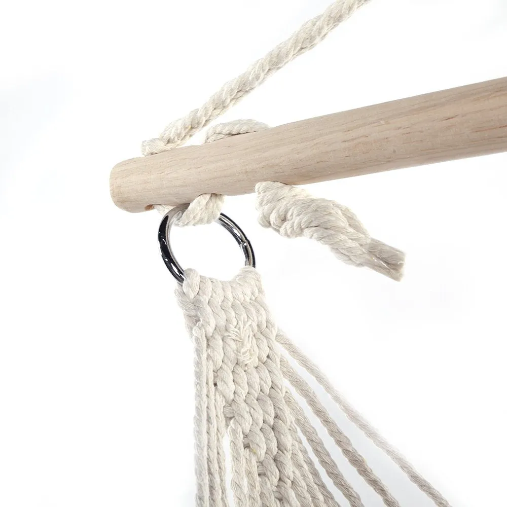 Hanging Rope Hammock Chair - Festnight