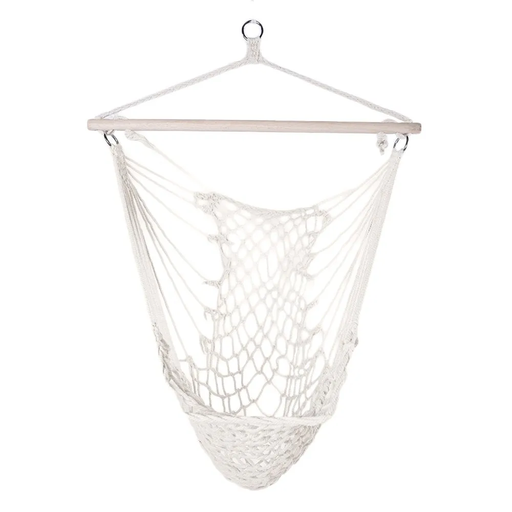 Hanging Rope Hammock Chair - Festnight