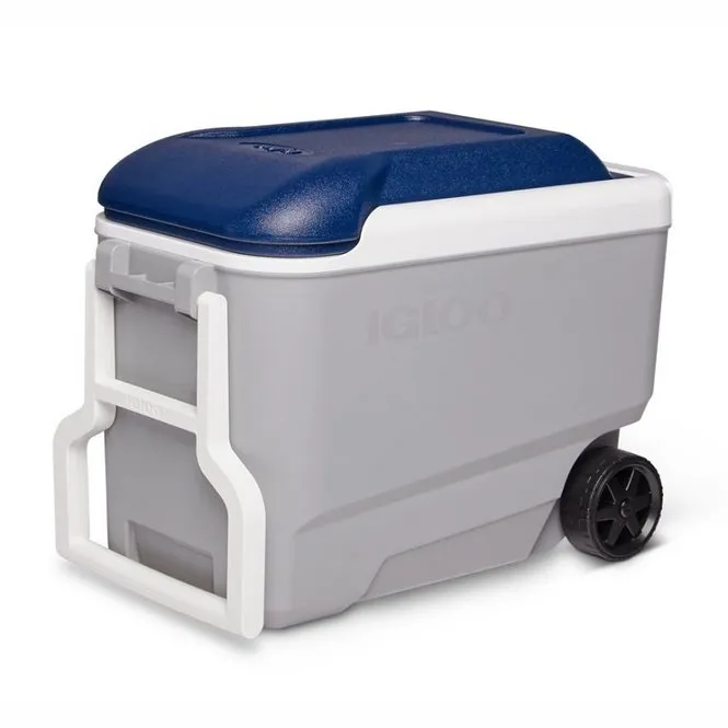 Igloo Maxcold 40 Roller Cool Box - Grey / Blue