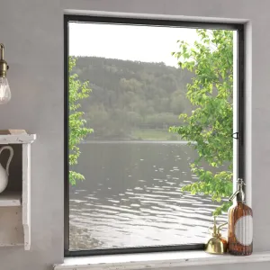 Insect Screen for Windows Anthracite 100x120 cm