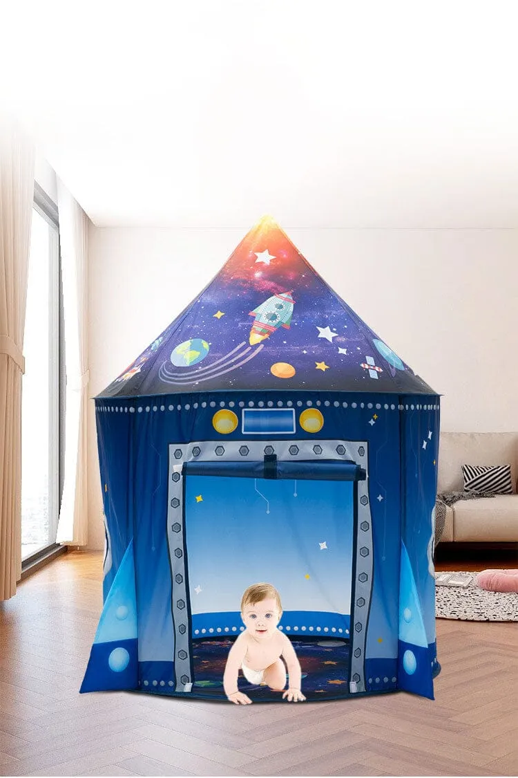 Kid's Collapsible Spaceship Playhouse Tent