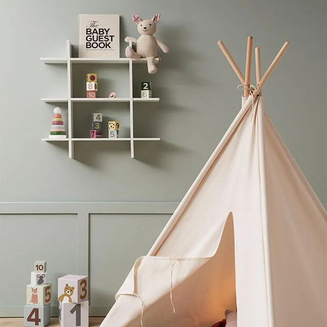 Kids Concept, Tipi Tent Off White