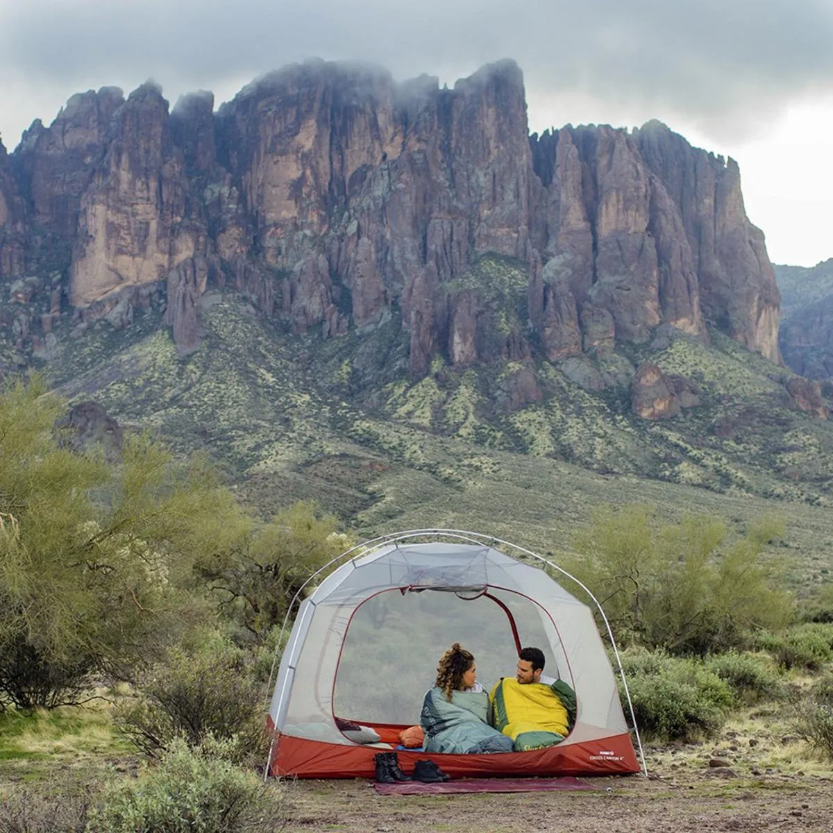 Klymit Cross Canyon 4 Person Tent Footprint - Grey