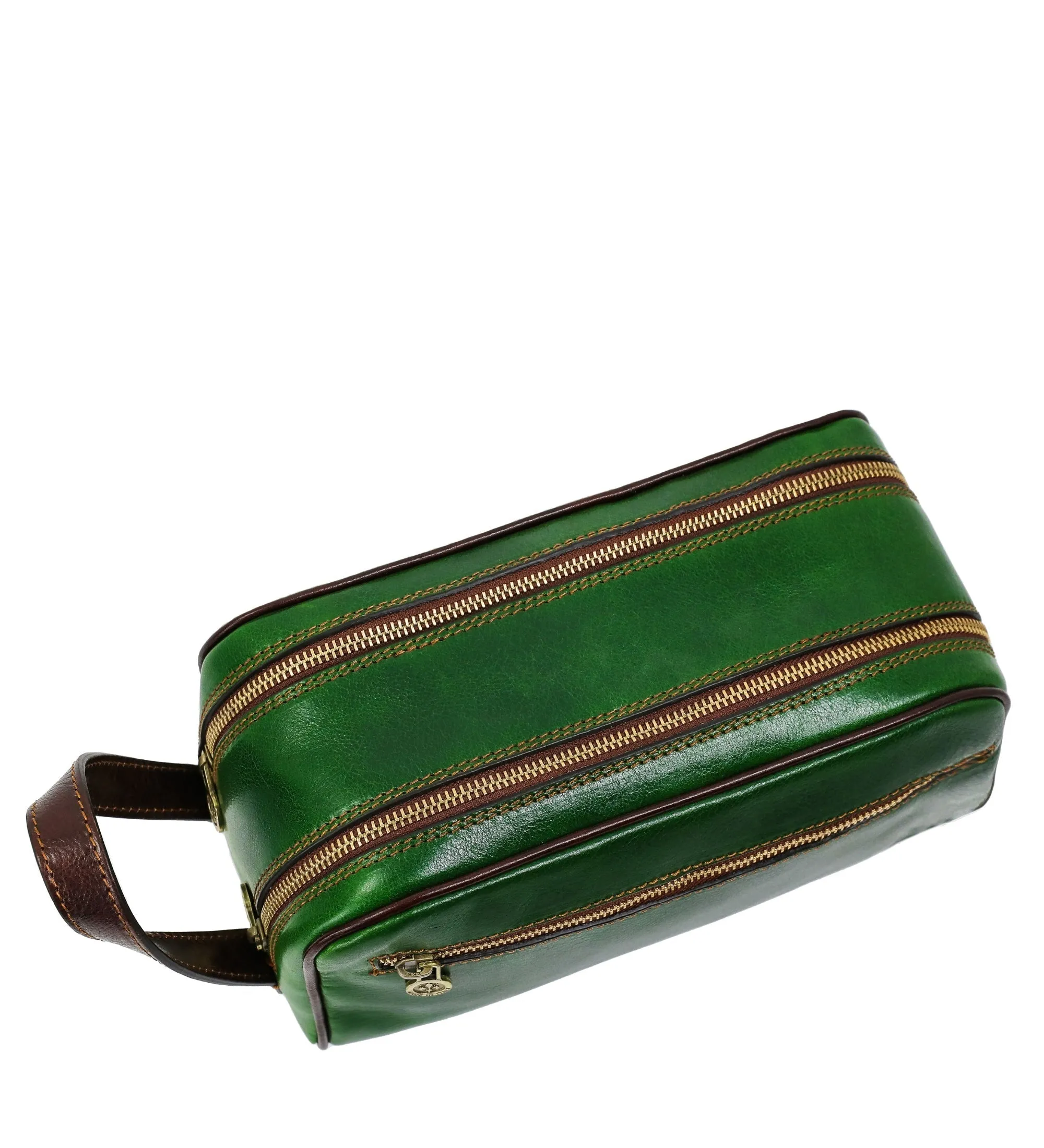 Leather Cosmetic Bag Dopp Kit - All the Kings Men