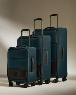 Lightest Suitcase Set in Indigo - Soft Stripe