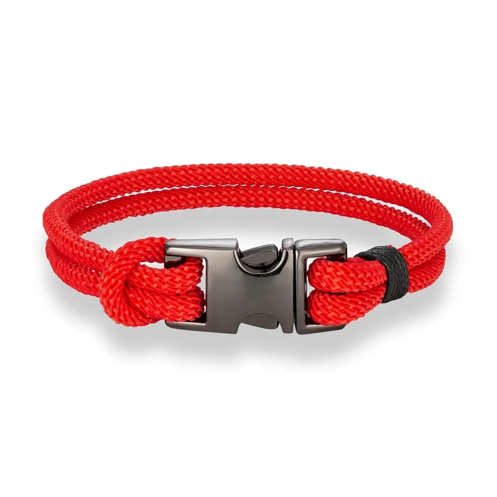 MKENDN High Quality Safty Buckle Bracelets Men Women Charm Nautical Survival Rope Bracelet Campaing Sport Outdoor Style