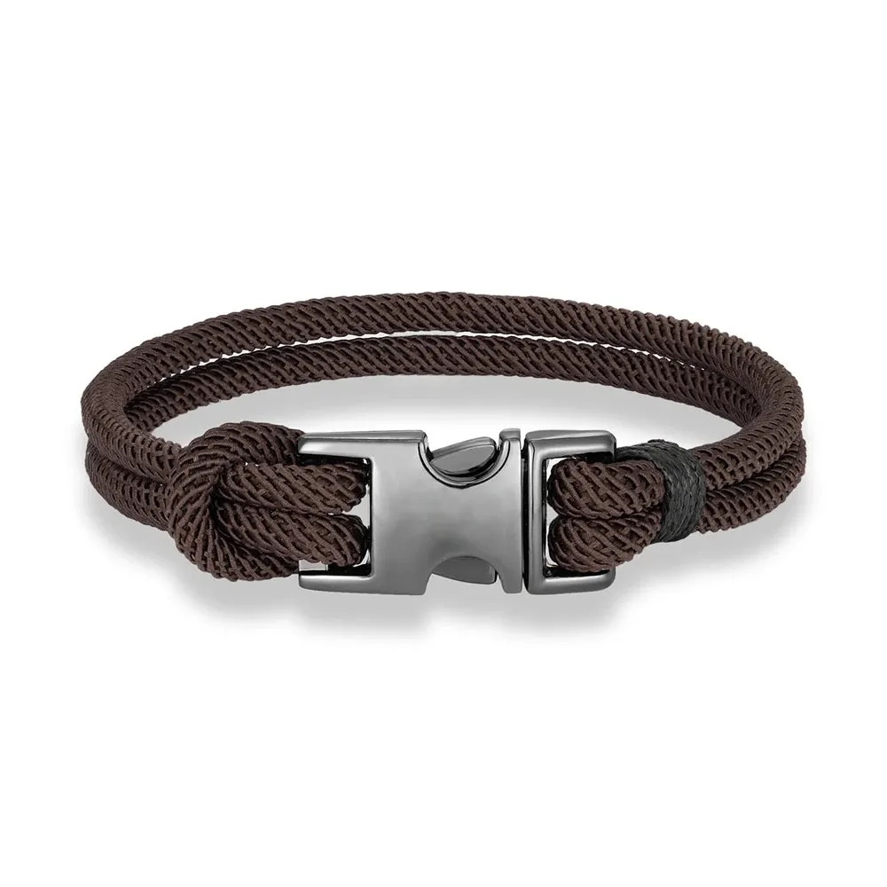 MKENDN High Quality Safty Buckle Bracelets Men Women Charm Nautical Survival Rope Bracelet Campaing Sport Outdoor Style