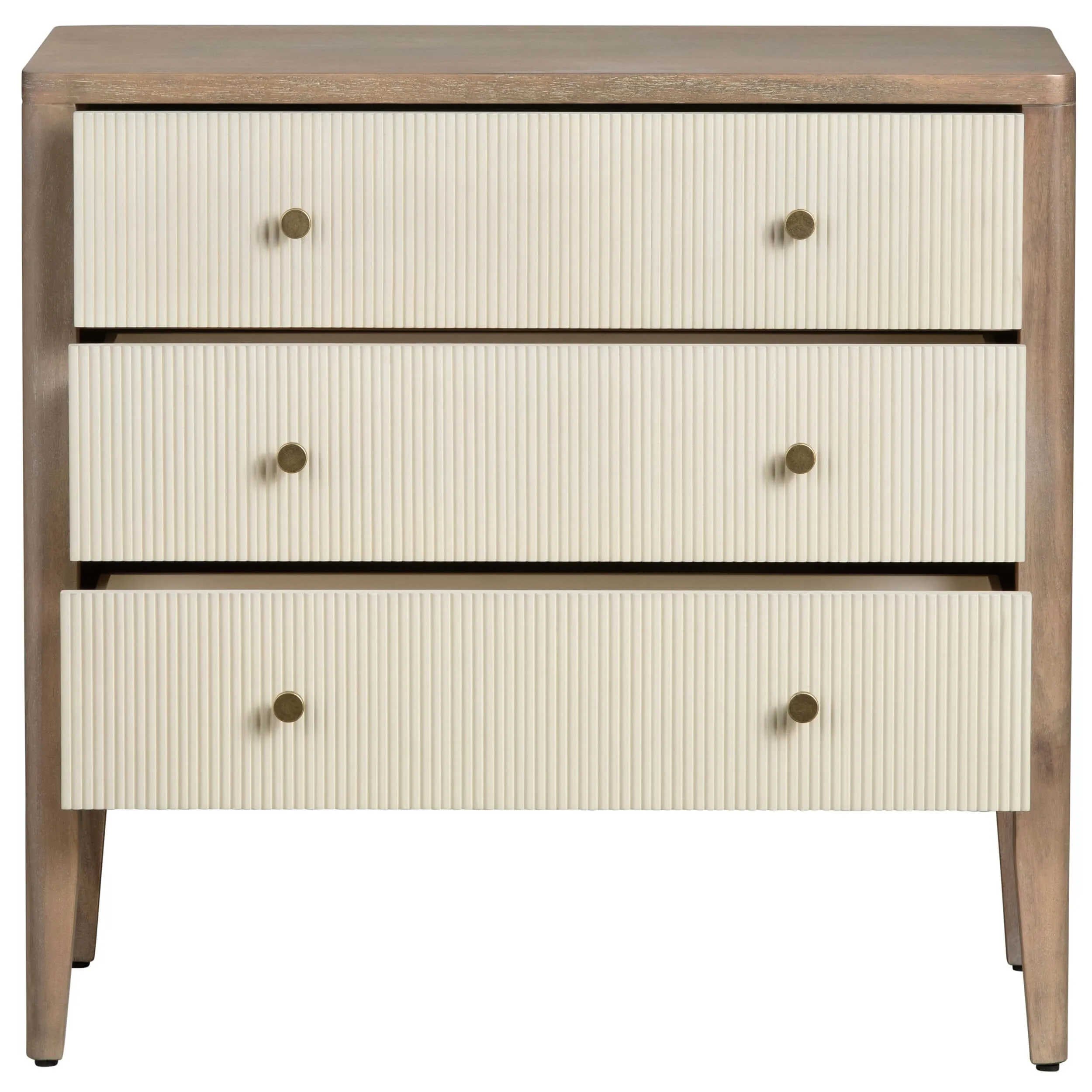 Montclair 3 Drawer Chest, Cream