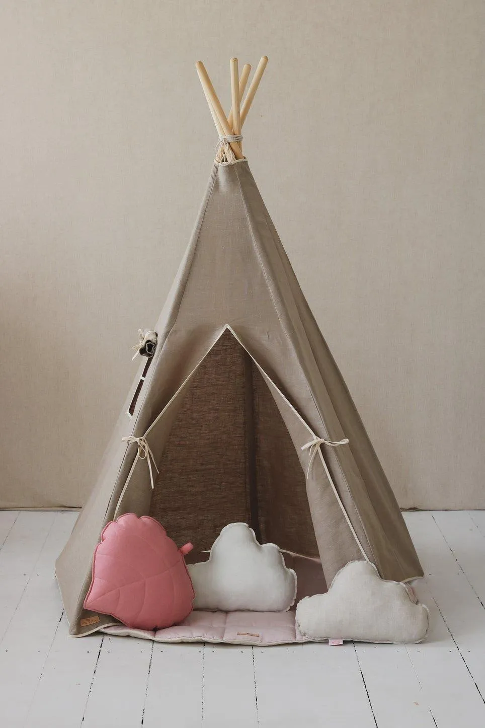 “Natural Linen” Teepee Tent