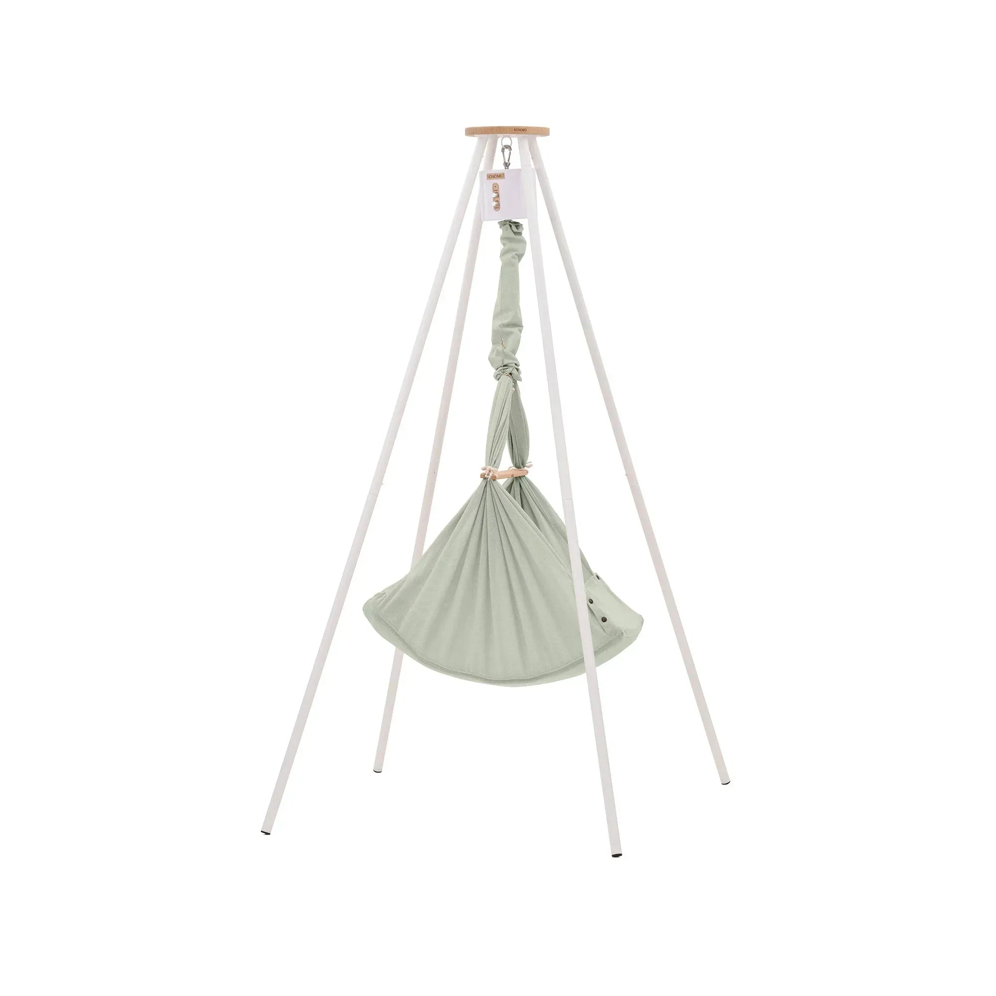 Nonomo Heavenly Dreams Baby Premium Crib Olive   Move   Teepee White