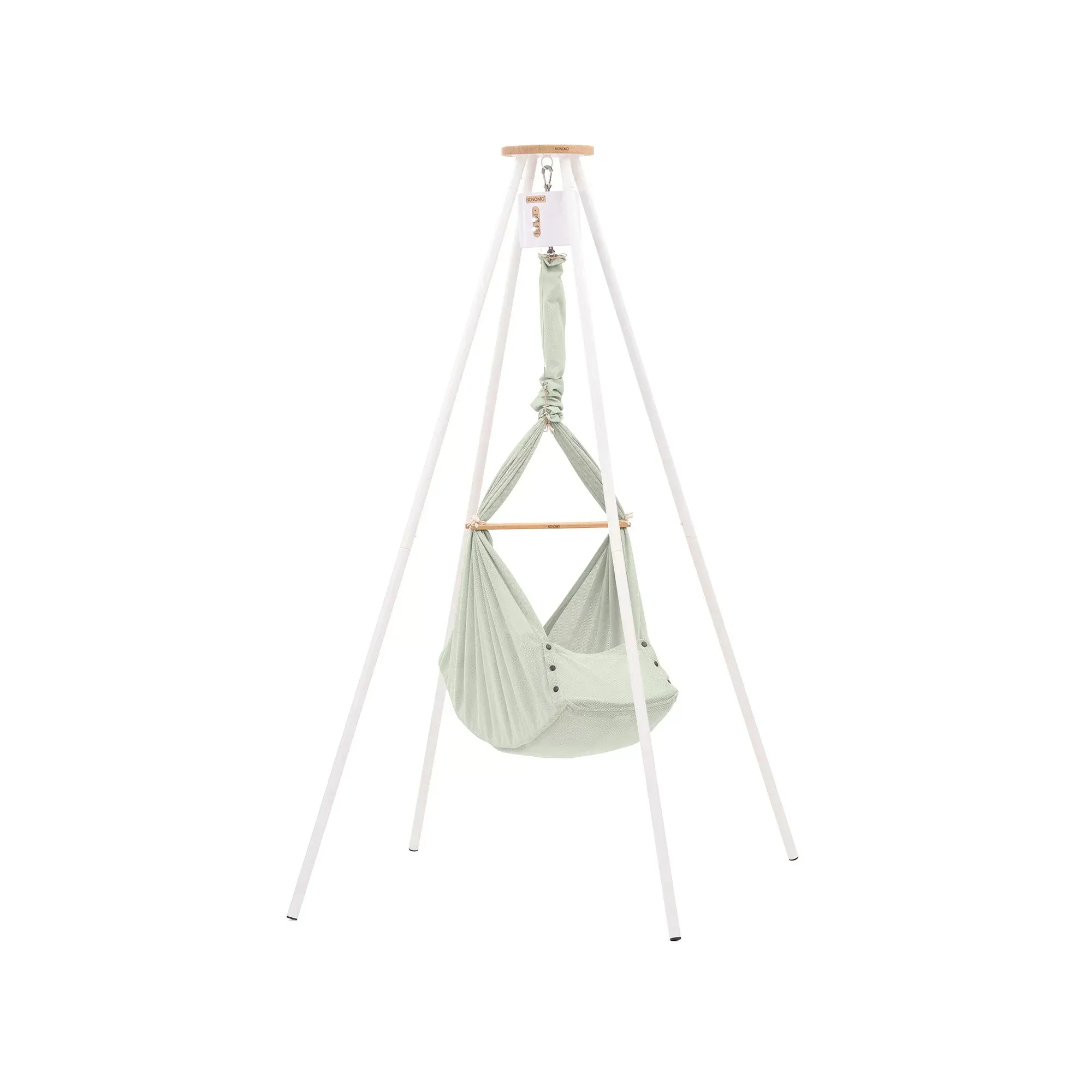 Nonomo Heavenly Dreams Baby Premium Crib Olive   Move   Teepee White