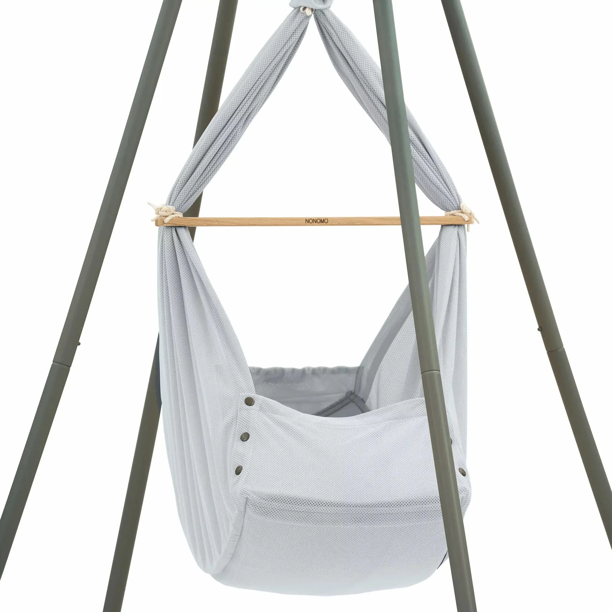 Nonomo Heavenly Dreams Baby Premium Crib Stone Grey   Move   Teepee Anthracite