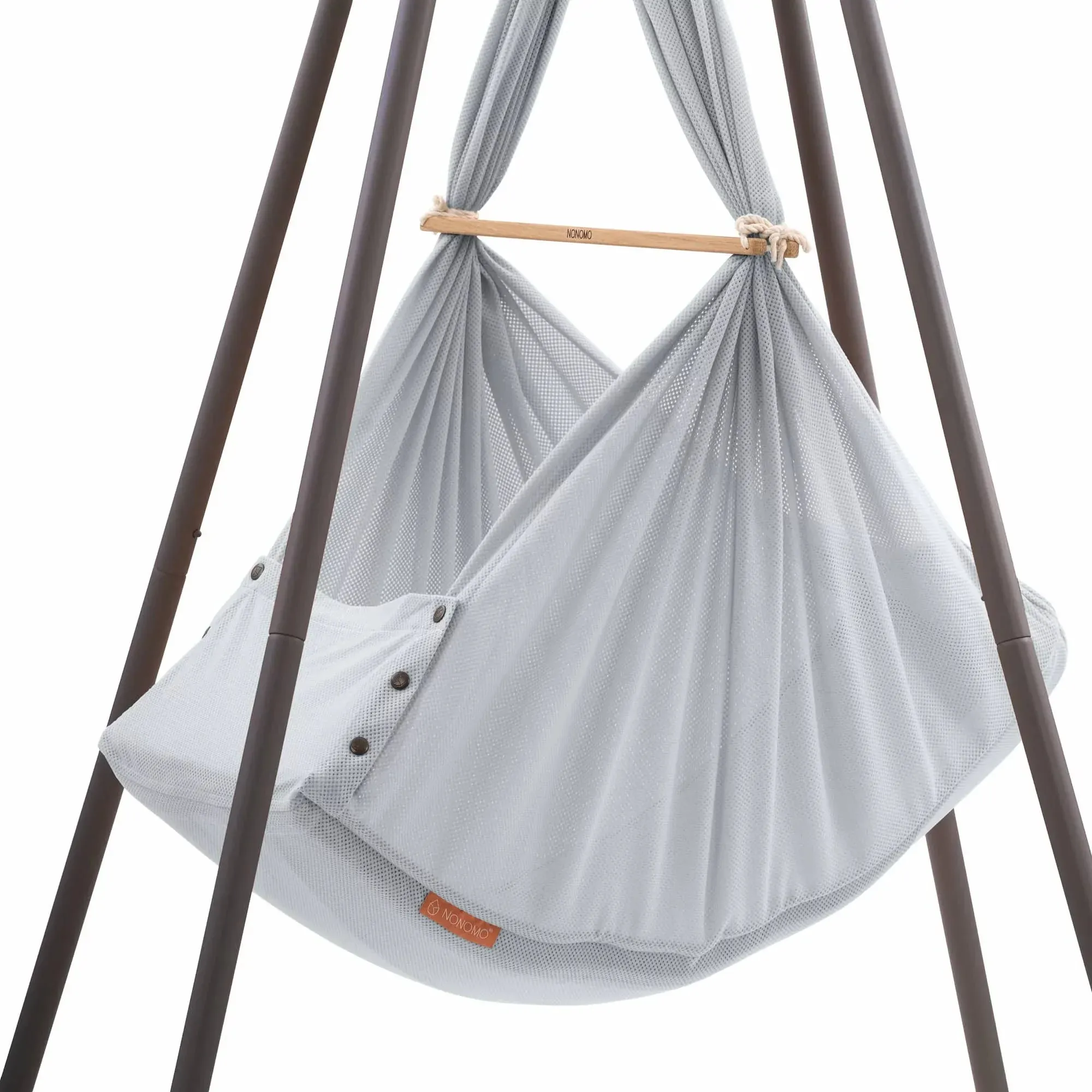 Nonomo Heavenly Dreams Baby Premium Crib Stone Grey   Move   Teepee Anthracite