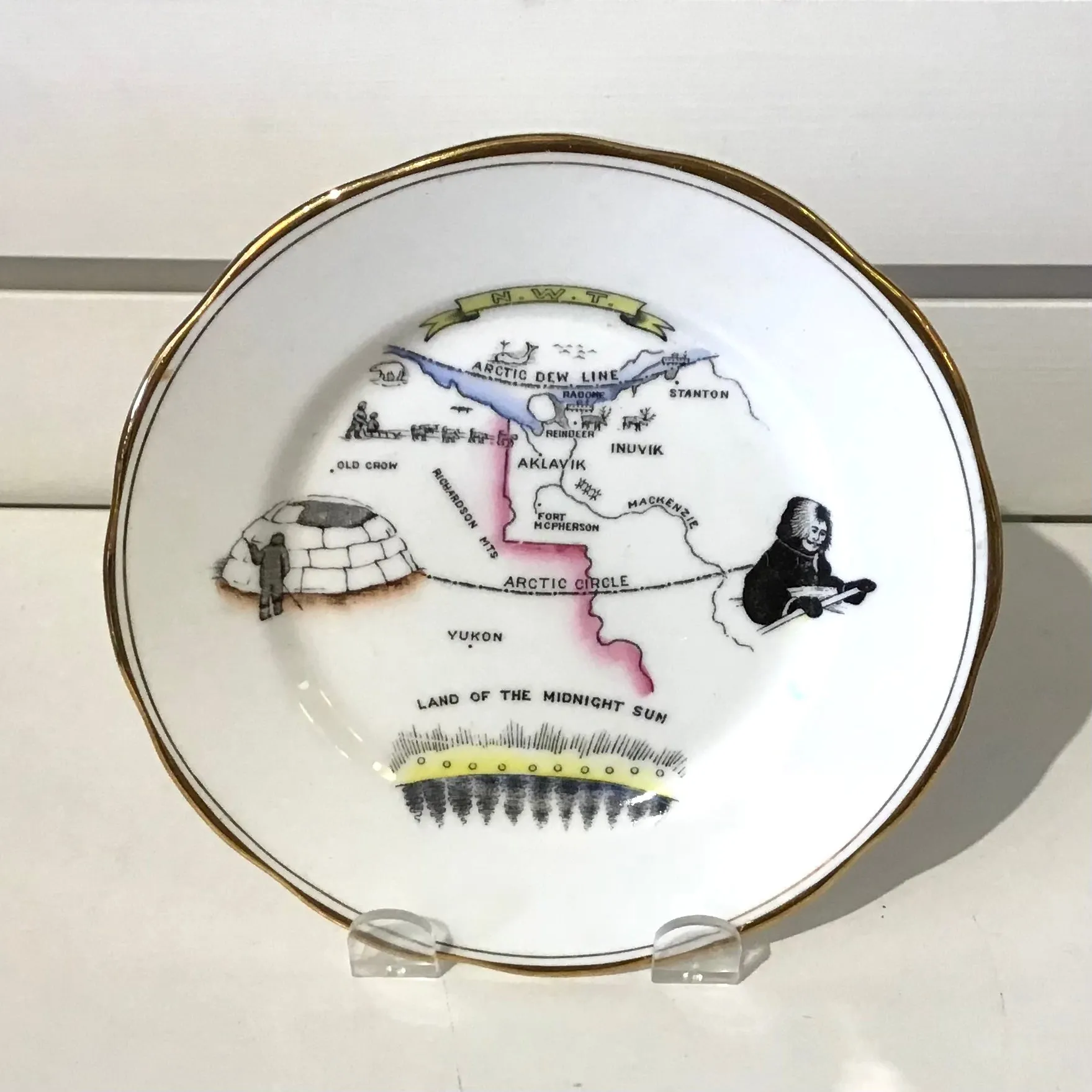 North West Territories Souvenir Plate