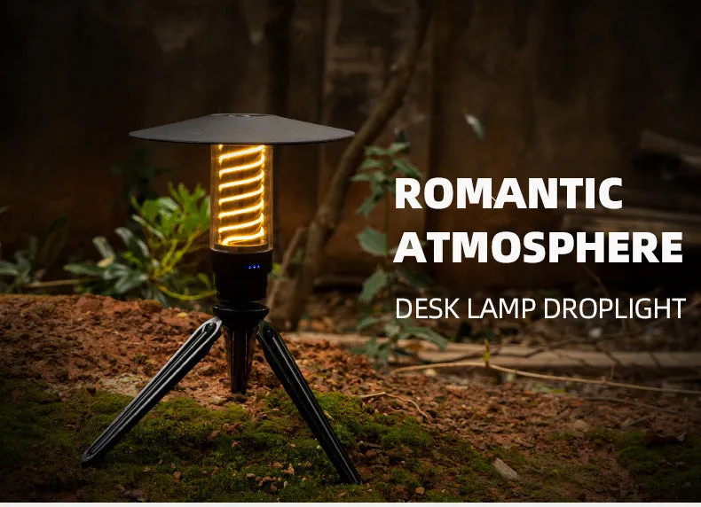 Outdoor Camping Lamp Portable Night Light Portable Flashlight Tripod Bracket Lighting Lighthouse Canopy Tent Atmosphere Light