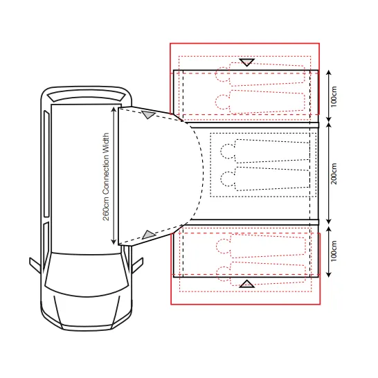 Outdoor Revolution Cayman Combo Air Low - Drive Away Awning