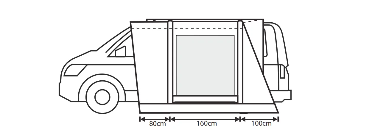 Outdoor Revolution Cayman Curl Air Low Drive Away Awning