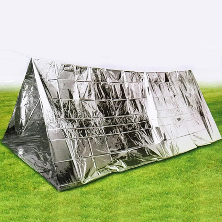 Outdoor Solutions Survival Emergency 2 People Shelter Tent(Silver)