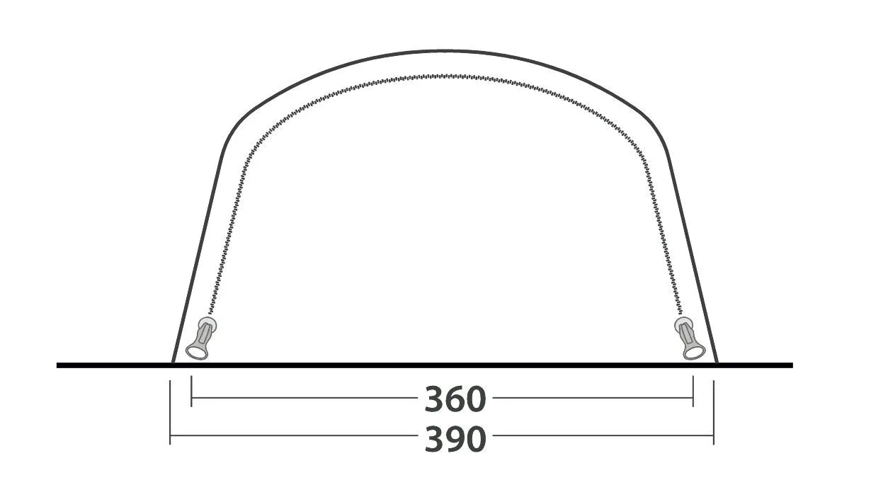 Outwell Hayward Lake 6 Air TC Tent (2024)