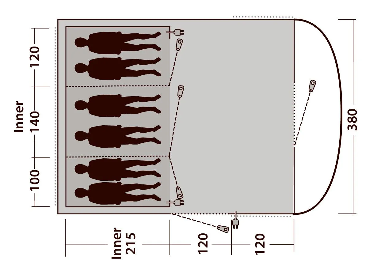 Outwell Lawndale 600 Tent