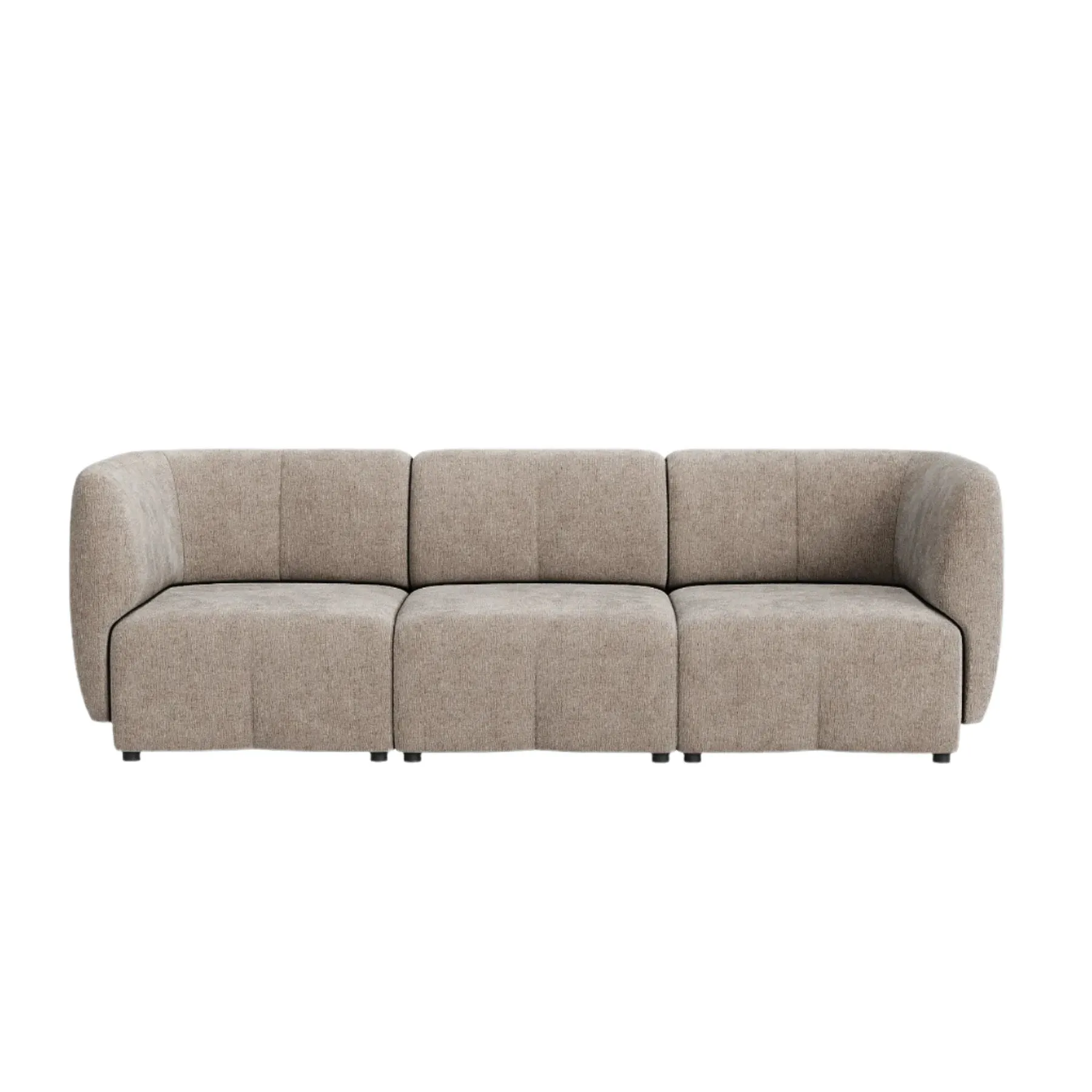 Plum 4 Seater Sofa - City Almond