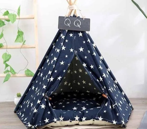 TeePee Tent Pet Bed - 7 Designs!