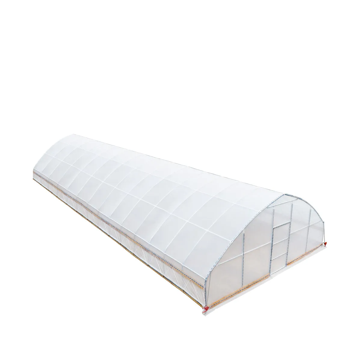 TMG Industrial 25’ x 60’ Tunnel Greenhouse Grow Tent w/6 Mil Clear EVA Plastic Film, Cold Frame, Hand Crank Roll-Up Sides, Peak Ceiling Roof, TMG-GH2560