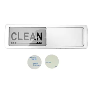 Ubersweet® Dishwasher Clean and Dirty Sign Dishwasher Magnet Clean and Dirty Sign ABS Kitchen Practical (B)