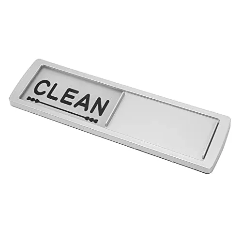 Ubersweet® Dishwasher Clean and Dirty Sign Dishwasher Magnet Clean and Dirty Sign ABS Kitchen Practical (B)