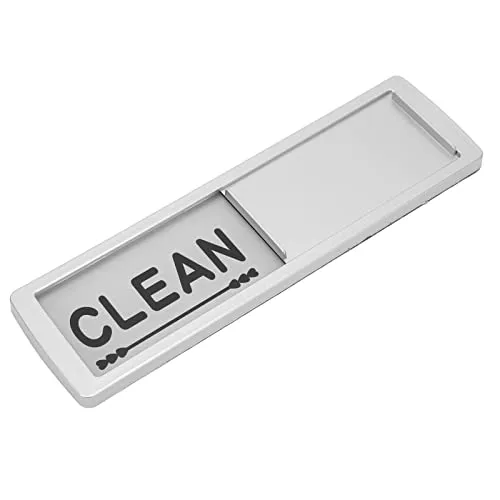 Ubersweet® Dishwasher Clean and Dirty Sign Dishwasher Magnet Clean and Dirty Sign ABS Kitchen Practical (B)