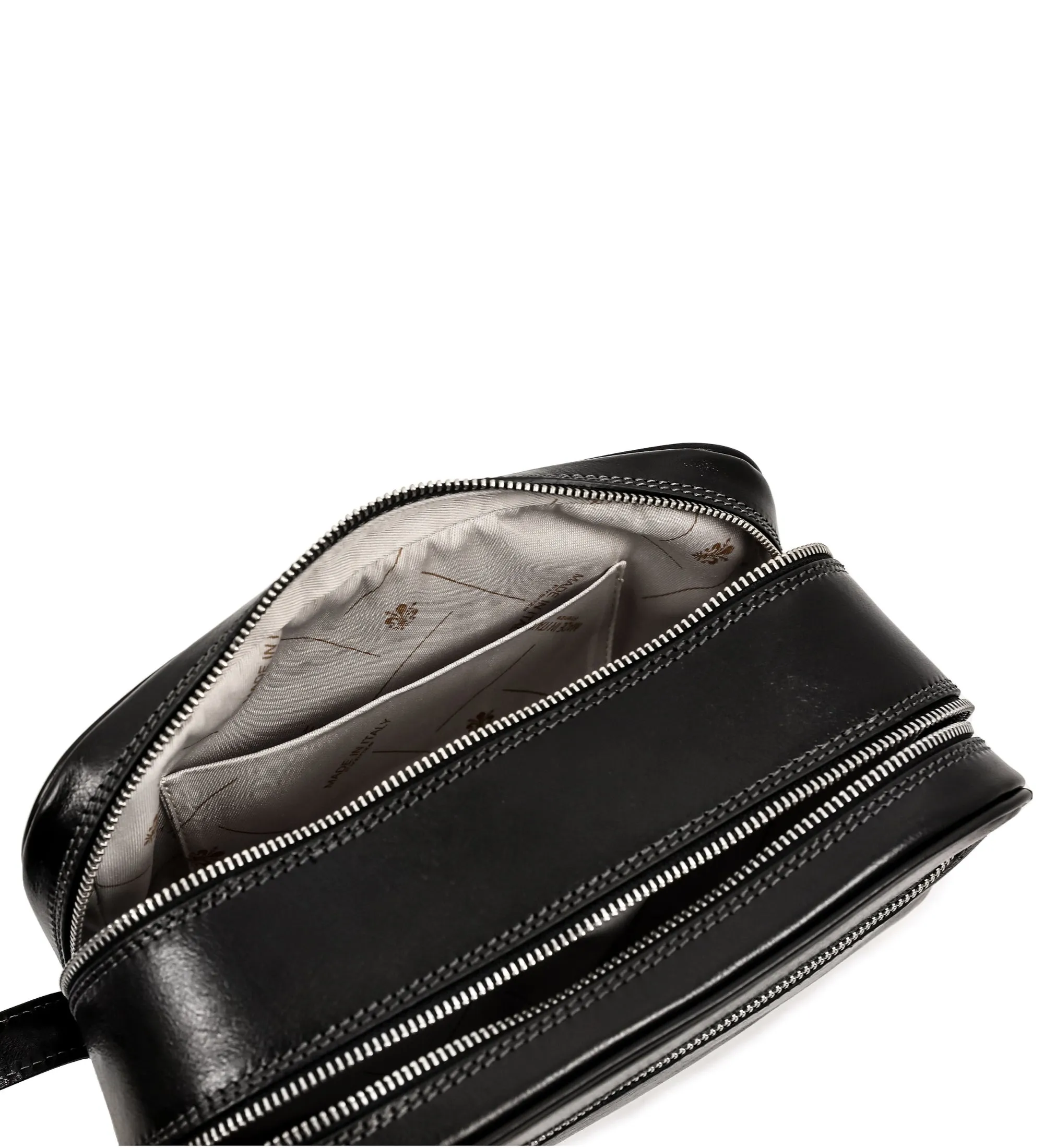 Womens Leather Cosmetic Bag Dopp Kit - All the Kings Men